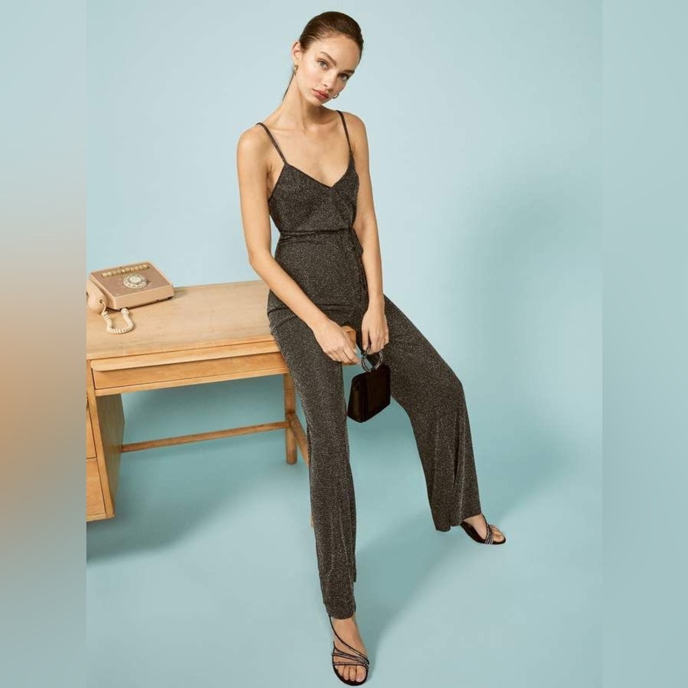 Reformation Koda Metallic Jumpsuit